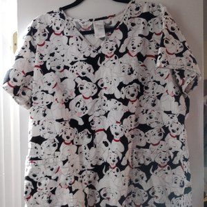 Disney Scrub Tops